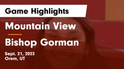 Mountain View  vs Bishop Gorman  Game Highlights - Sept. 21, 2023