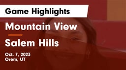 Mountain View  vs Salem Hills  Game Highlights - Oct. 7, 2023