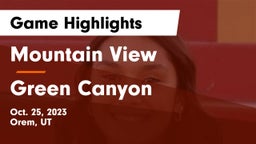 Mountain View  vs Green Canyon  Game Highlights - Oct. 25, 2023