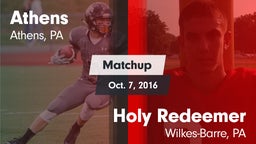 Matchup: Athens  vs. Holy Redeemer  2016