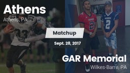 Matchup: Athens  vs. GAR Memorial  2017