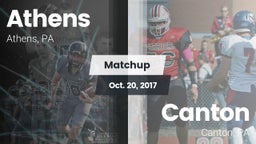 Matchup: Athens  vs. Canton  2017