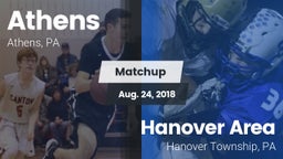Matchup: Athens  vs. Hanover Area  2018