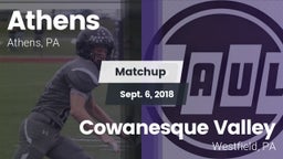 Matchup: Athens  vs. Cowanesque Valley  2018