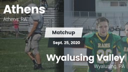 Matchup: Athens  vs. Wyalusing Valley  2020