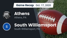 Recap: Athens  vs. South Williamsport  2020