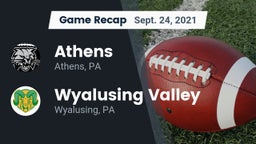 Recap: Athens  vs. Wyalusing Valley  2021