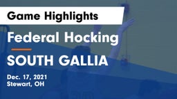 Federal Hocking  vs SOUTH GALLIA  Game Highlights - Dec. 17, 2021