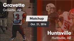 Matchup: Gravette  vs. Huntsville  2016