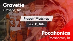 Matchup: Gravette  vs. Pocahontas  2016