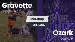 Matchup: Gravette  vs. Ozark  2017