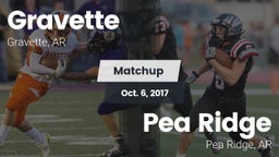 Matchup: Gravette  vs. Pea Ridge  2017