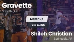 Matchup: Gravette  vs. Shiloh Christian  2017