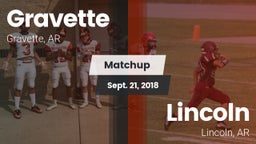 Matchup: Gravette  vs. Lincoln  2018