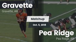 Matchup: Gravette  vs. Pea Ridge  2018