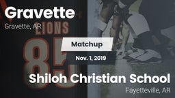 Matchup: Gravette  vs. Shiloh Christian School 2019