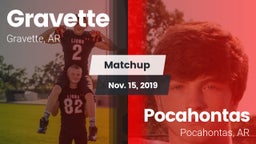 Matchup: Gravette  vs. Pocahontas  2019