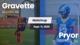 Matchup: Gravette  vs. Pryor  2020