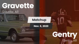 Matchup: Gravette  vs. Gentry  2020