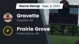 Recap: Gravette  vs. Prairie Grove  2023