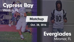 Matchup: Cypress Bay High vs. Everglades  2016