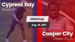 Matchup: Cypress Bay High vs. Cooper City  2017