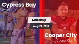 Matchup: Cypress Bay High vs. Cooper City  2018