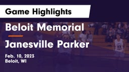Beloit Memorial  vs Janesville Parker Game Highlights - Feb. 10, 2023