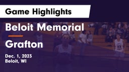 Beloit Memorial  vs Grafton  Game Highlights - Dec. 1, 2023