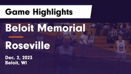 Beloit Memorial  vs Roseville  Game Highlights - Dec. 2, 2023
