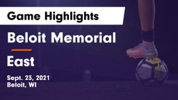 Beloit Memorial  vs East  Game Highlights - Sept. 23, 2021