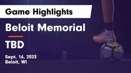 Beloit Memorial  vs TBD Game Highlights - Sept. 16, 2023