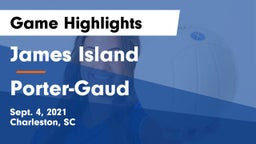 James Island  vs Porter-Gaud  Game Highlights - Sept. 4, 2021