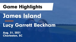 James Island  vs Lucy Garrett Beckham  Game Highlights - Aug. 31, 2021