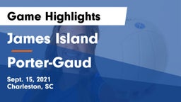 James Island  vs Porter-Gaud  Game Highlights - Sept. 15, 2021