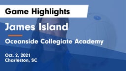 James Island  vs Oceanside Collegiate Academy Game Highlights - Oct. 2, 2021