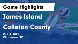James Island  vs Colleton County Game Highlights - Oct. 4, 2021