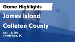 James Island  vs Colleton County Game Highlights - Oct. 14, 2021