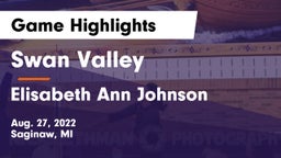 Swan Valley  vs Elisabeth Ann Johnson  Game Highlights - Aug. 27, 2022