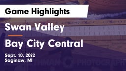 Swan Valley  vs Bay City Central Game Highlights - Sept. 10, 2022