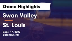Swan Valley  vs St. Louis Game Highlights - Sept. 17, 2022