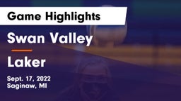 Swan Valley  vs Laker  Game Highlights - Sept. 17, 2022