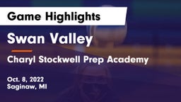 Swan Valley  vs Charyl Stockwell Prep Academy Game Highlights - Oct. 8, 2022