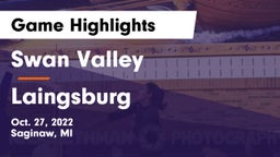 Swan Valley  vs Laingsburg Game Highlights - Oct. 27, 2022