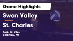 Swan Valley  vs St. Charles Game Highlights - Aug. 19, 2023