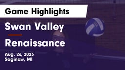 Swan Valley  vs Renaissance  Game Highlights - Aug. 26, 2023