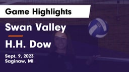 Swan Valley  vs H.H. Dow  Game Highlights - Sept. 9, 2023