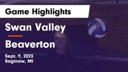 Swan Valley  vs Beaverton  Game Highlights - Sept. 9, 2023