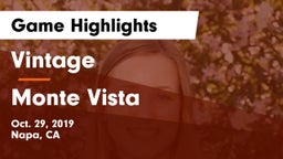 Vintage  vs Monte Vista  Game Highlights - Oct. 29, 2019