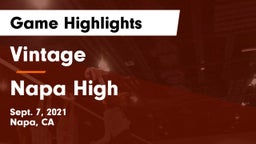 Vintage  vs Napa High Game Highlights - Sept. 7, 2021